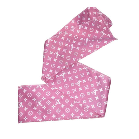 Pink LV Headscarf