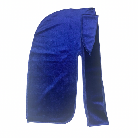 Royal Blue Velvet Durag